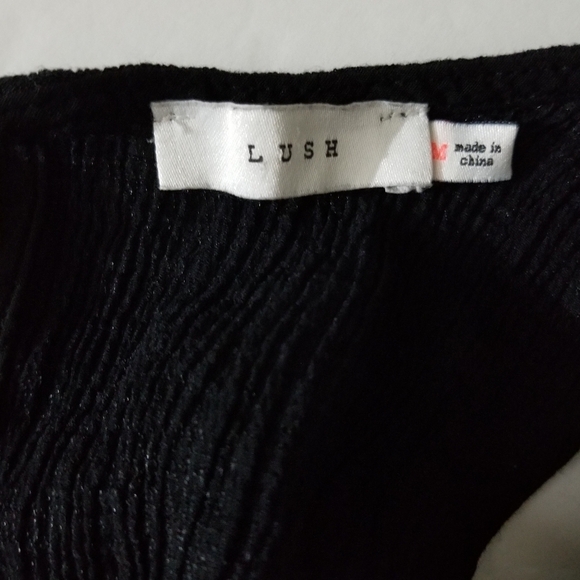 LUSH Black Sleeveless Jumpsuit Rompers,  Medium - Picture 6 of 11